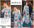 DIGITAL PRINTED WITH PATCHES 3 PIECE UNSTITCHED LOWN SUIT