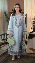 EMBROIDERY 3 PIECE UNSTITCHED LOWN SUIT