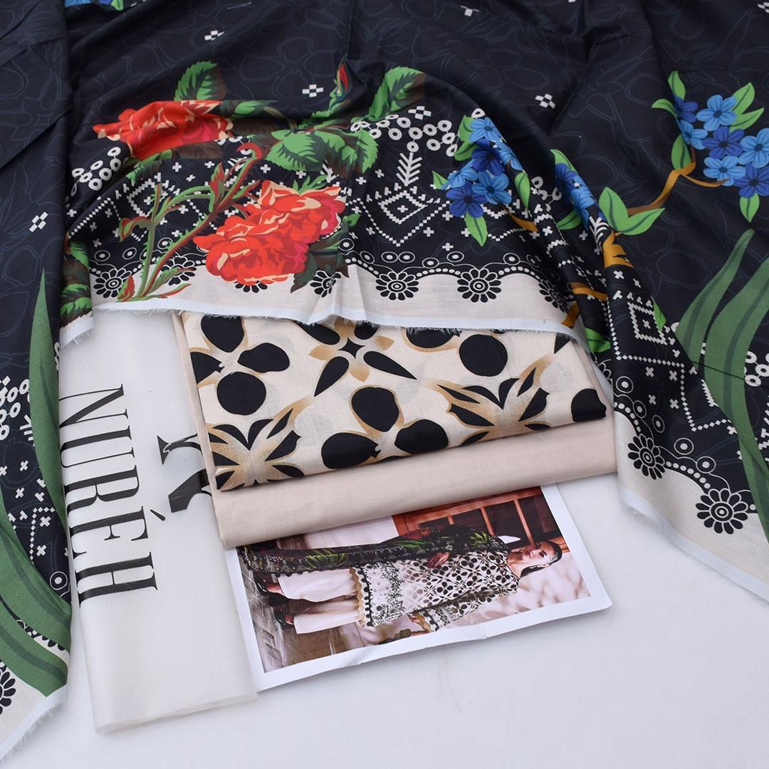 DIGITAL PRINTED LOWN UNSTITCHED SUIT