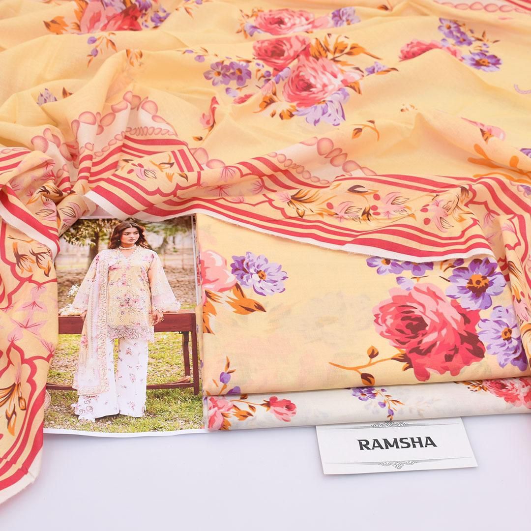 DIGITAL PRINTED LOWN UNSTITCHED SUIT