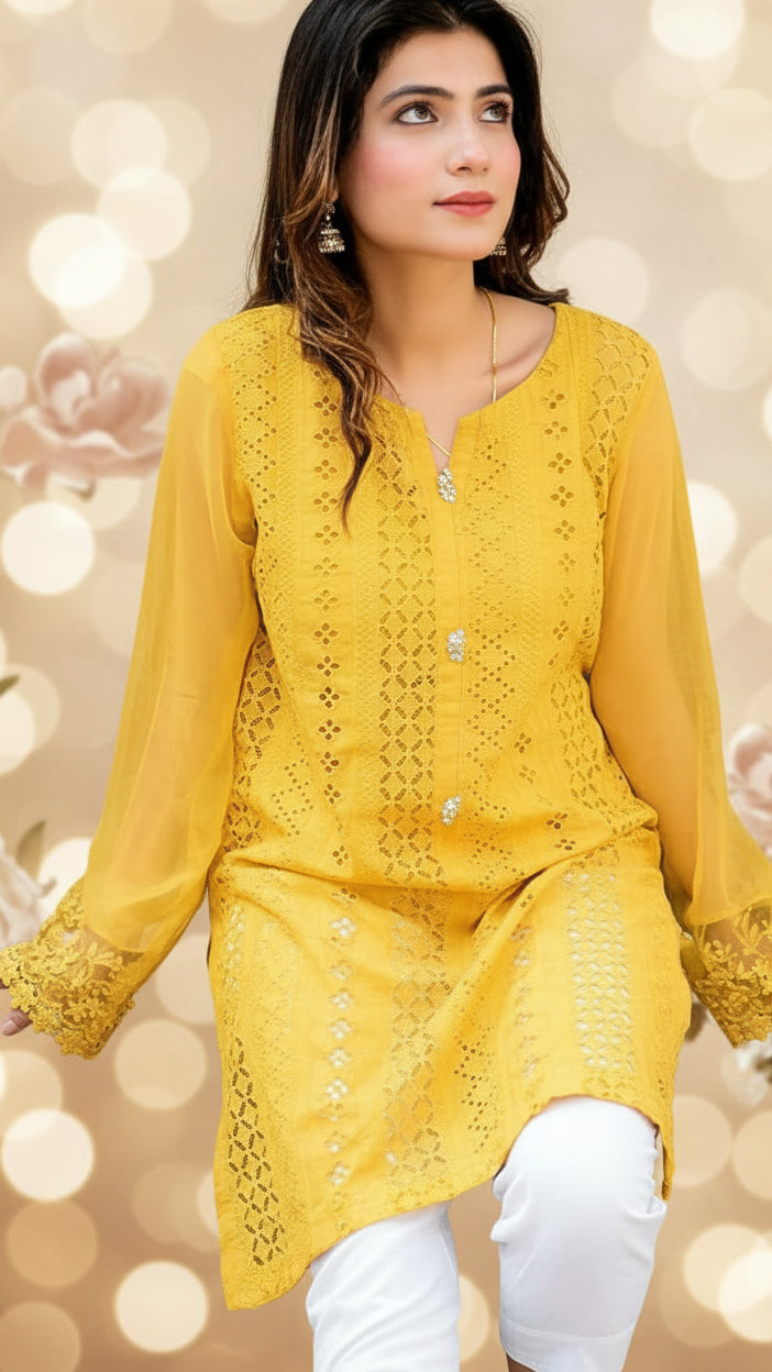 EMBROIDERY 3 PIECE UNSTITCHED LOWN SUIT