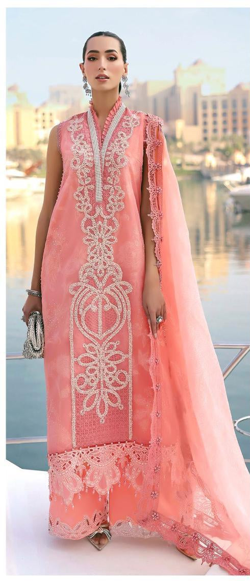 EMBROIDERY 3 PIECE LOWN UNSTITCHED SUIT